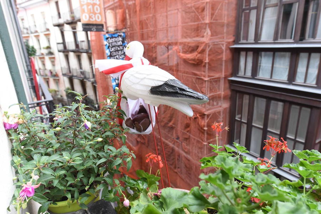 Los mejores balcones del III Concurso de Decoración de Balcones y Miradores del Casco Viejo de Bilbao