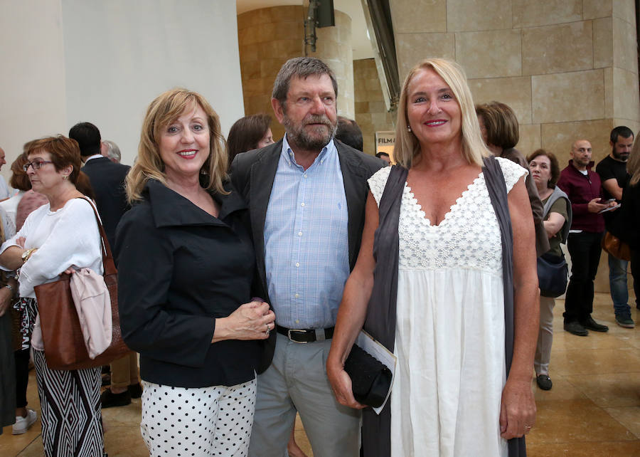 Nieves Terán, Roberto Lertxundi y Josune Barrena.