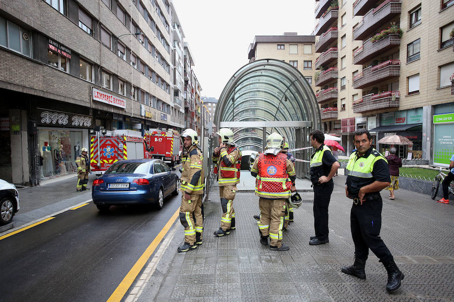 Muere un hombre al ser arrollado en la estación de metro de Santutxu