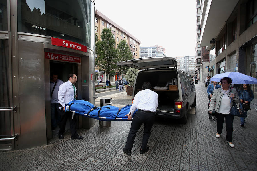 Muere un hombre al ser arrollado en la estación de metro de Santutxu