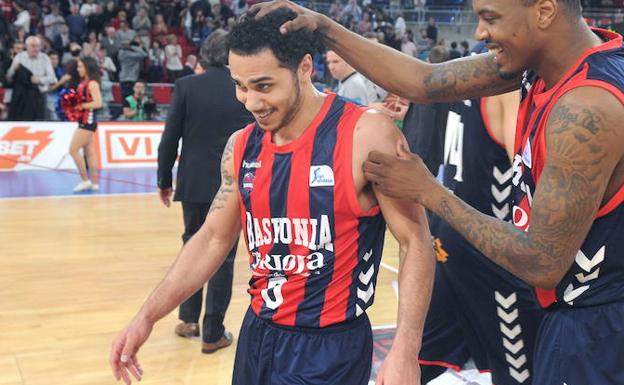 Larkin, tras el primer partido del play off de Liga ACB. 