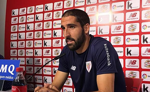 Raul García, en rueda de prensa.