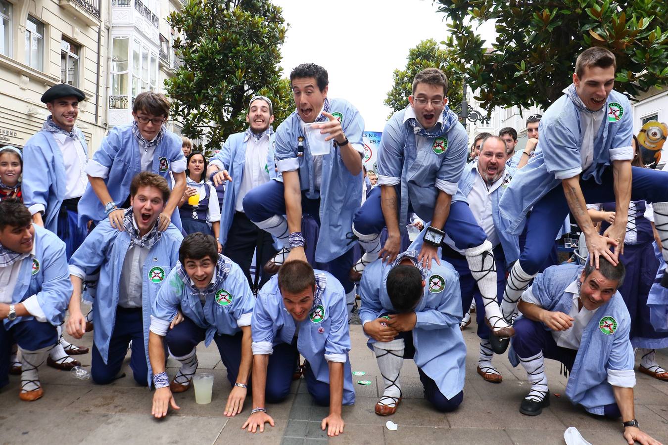 El paseíllo del día de La Blanca, rebautizado este año como &#039;kalejira&#039;