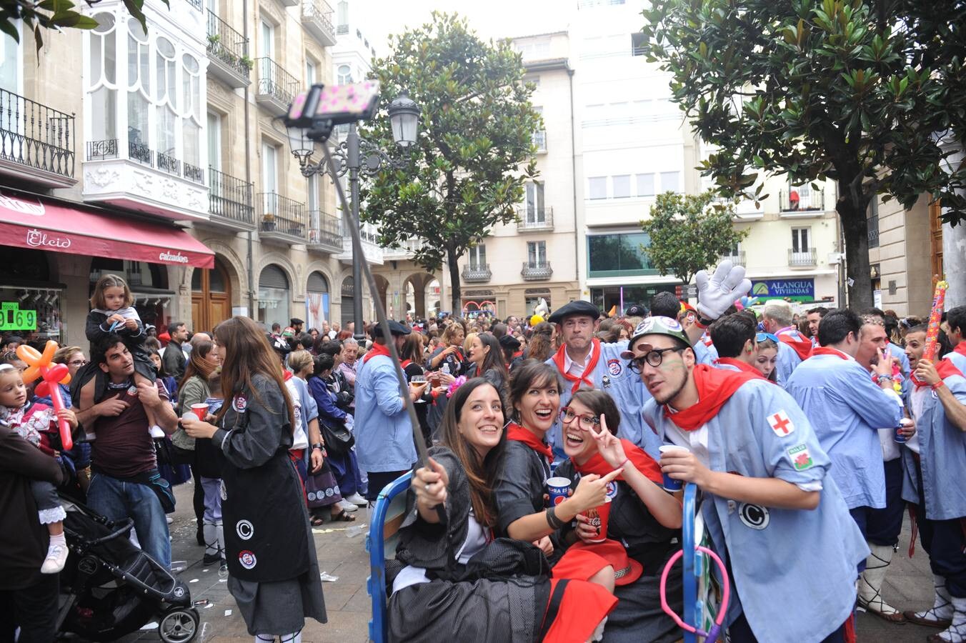 El paseíllo del día de La Blanca, rebautizado este año como &#039;kalejira&#039;