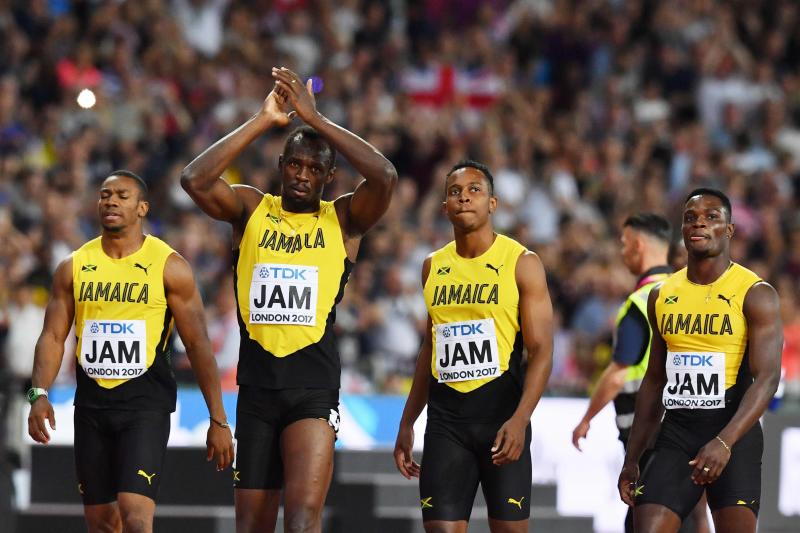 Triste adiós del jamaicano, que se lesionó en su último sprint como profesional en la final de relevos