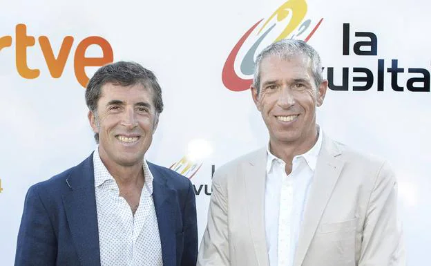 Pedro Delgado y Carlos de Andrés.