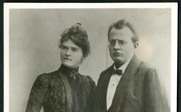 Max Reger y Elsa.