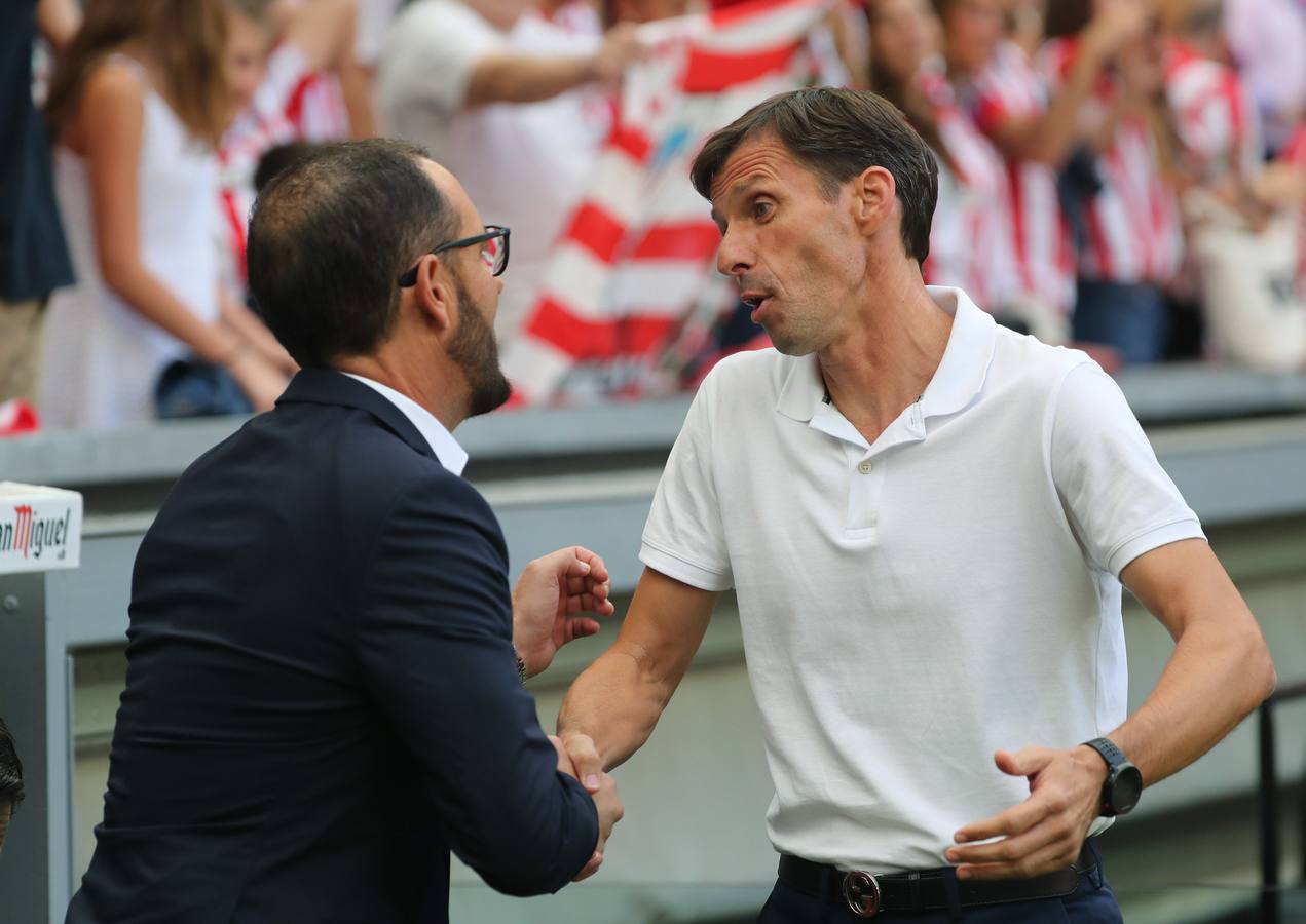 Las mejores imáganes del partido de la primera joranda de Liga entre el Athletic y el Getafe, en San Mamés.