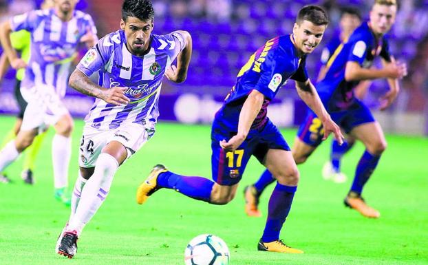 Galarreta, al que el Barça ha puesto una cláusula de 50 millones, el sábado en Zorrilla.