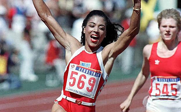 Florence GrIffith (200m. femenino en 1988).