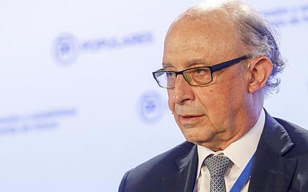 El ministro de Economía, Cristóbal Montoro. 