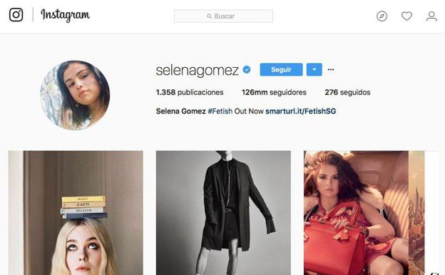 La cuenta de Instagram de Selena Gómez fue hackeada recientemente.