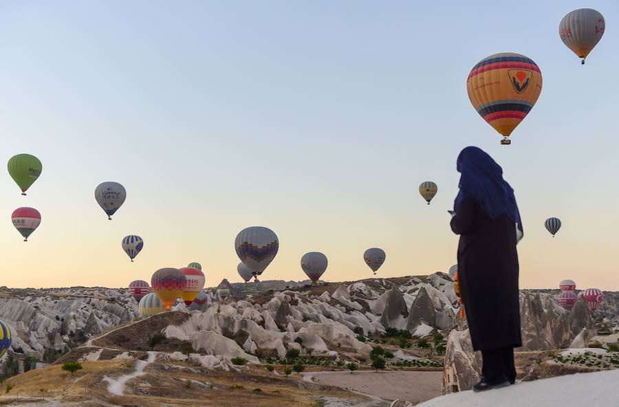 La región turca organiza viajes en globo aeroestático para disfrutar de los paisajes