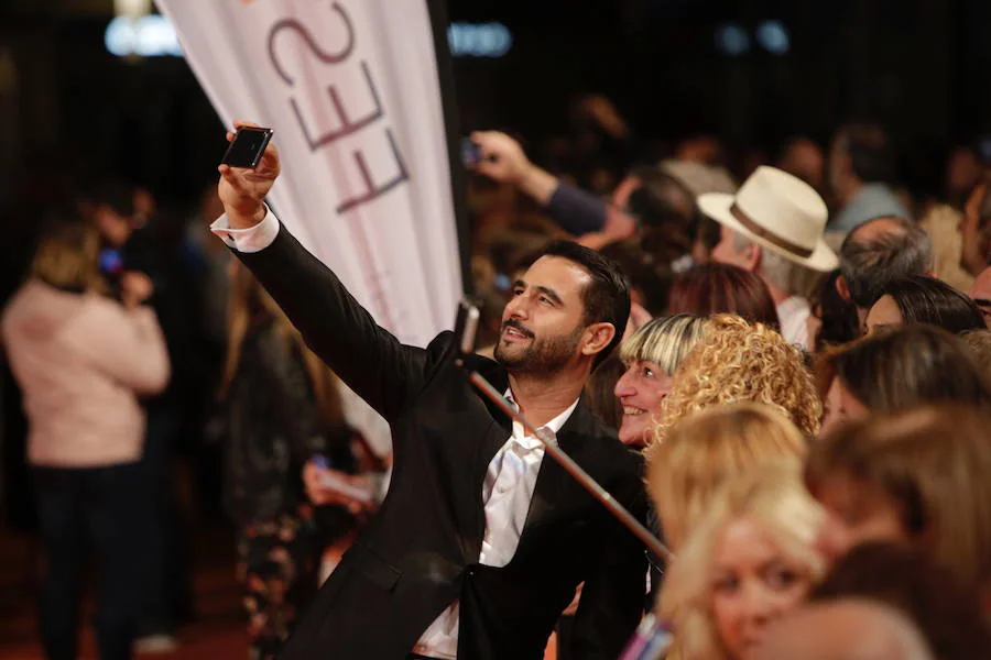 Ana Belén y el elenco de &#039;Traición&#039; eclipsan la alfombra naranja del FesTVal 