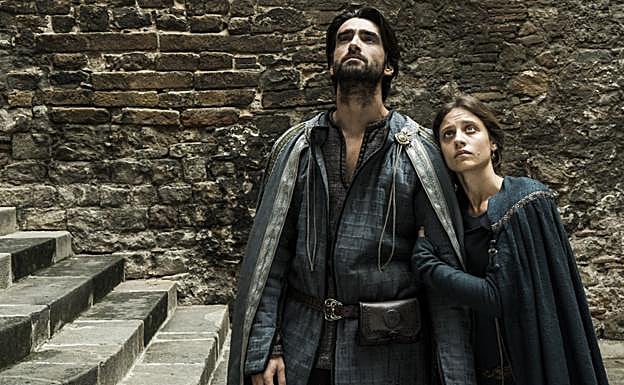 Aitor Luna y Michelle Jenner encabezan el extenso reparto de 'La Catedral del Mar'.