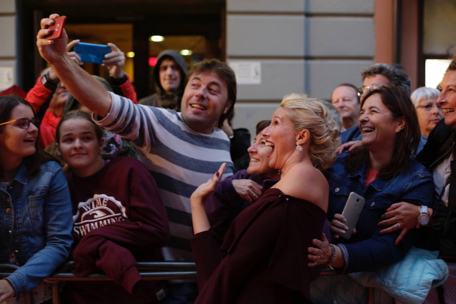 Las fotos de la alfombra naranja de la gala de clausura del FesTVal