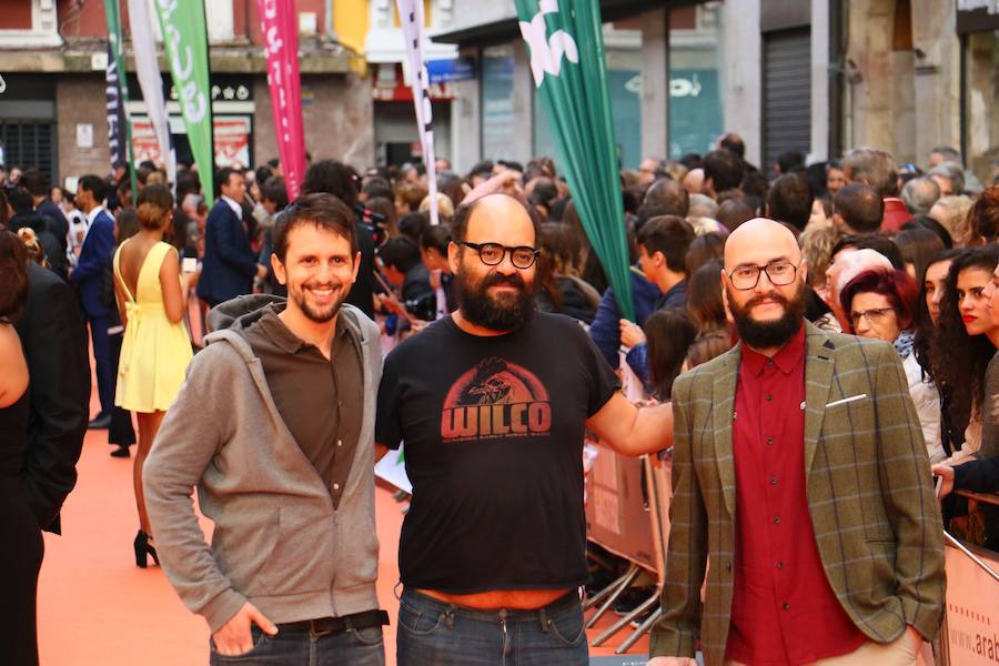 Las fotos de la alfombra naranja de la gala de clausura del FesTVal