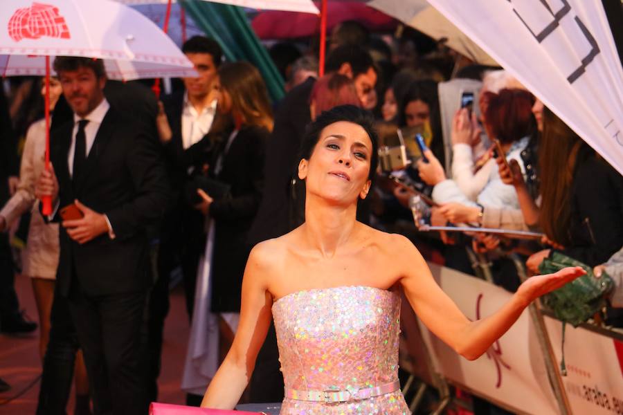 Las fotos de la alfombra naranja de la gala de clausura del FesTVal