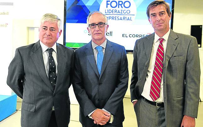 Alfonso Martínez Cearra, Ibon Aranbarri y Alberto Subinas.