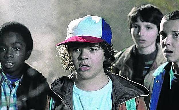 Varios personajes de 'Strangers Things'.