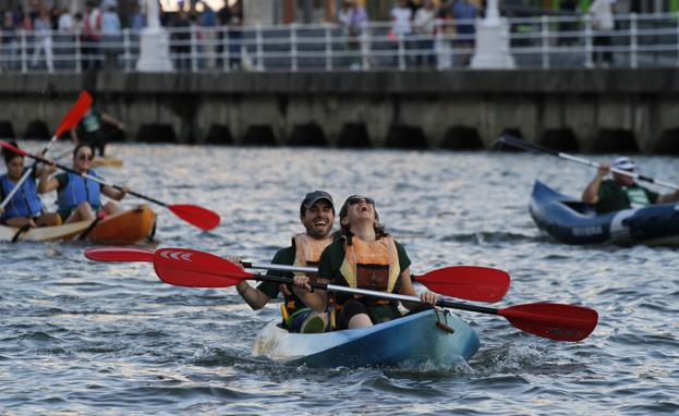 BBKayak 2017: La Ría, un templo para cientos de canoas