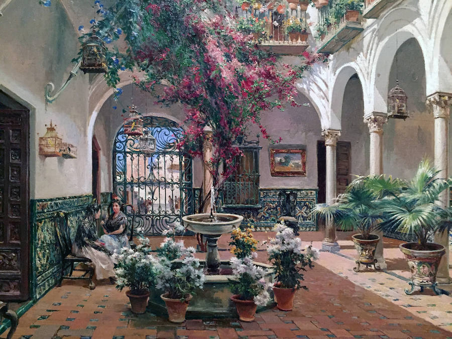 'Patio interior, Sevilla' (1920), de Manuel García.