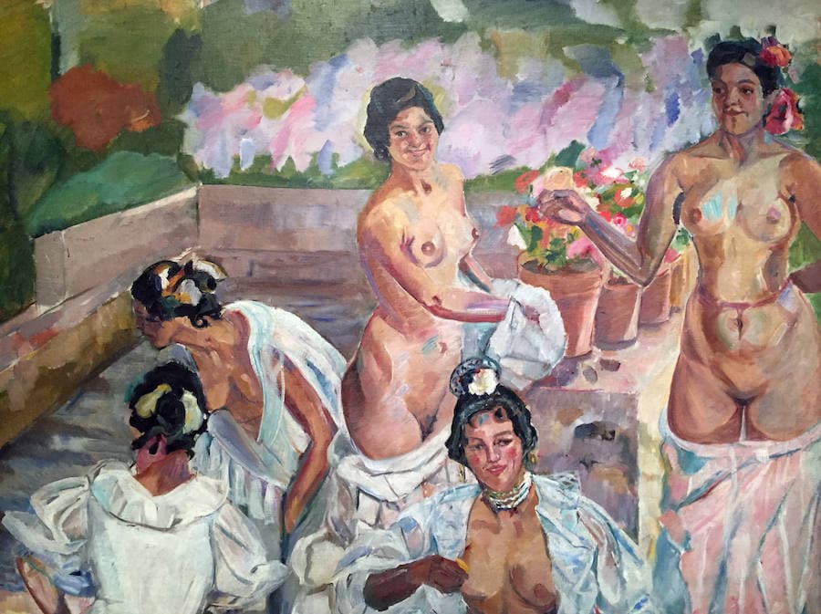 'El baño (Sevilla)' (1908), de Francisco Iturrino.