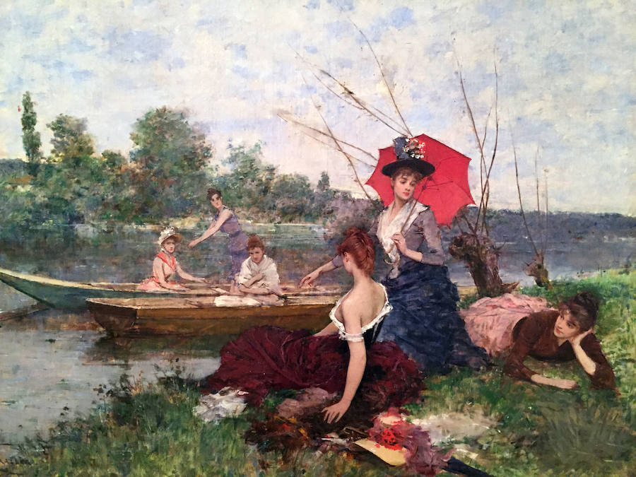 'Paseo en barca' (1888-1890), de Francesc Miralles y Galaup.