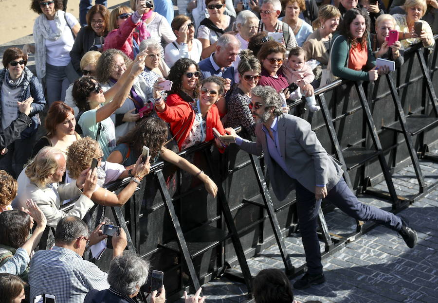 El actor argentino, primer latinoamericano en recoger el Premio Donostia, encarna al presidente de su país en 'La cordillera', que se estrena este viernes 