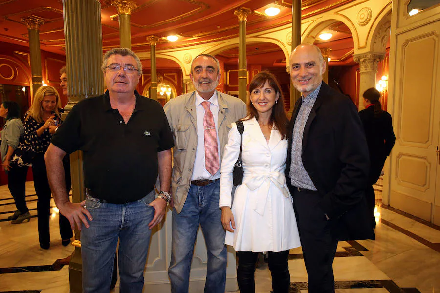 Gorka y Andoni Zugazagoitia, Edurne Santamaría y Manuel de Gotor.