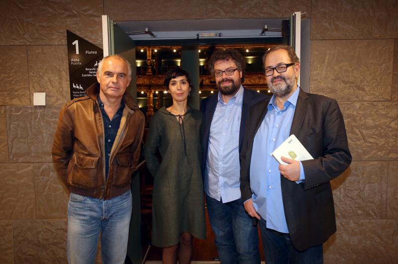 Sabino Méndez, Edurne Portela, Sergio del Molino y Juan Bas.