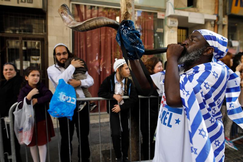 Miles de cristianos tomaron la ciudad santa