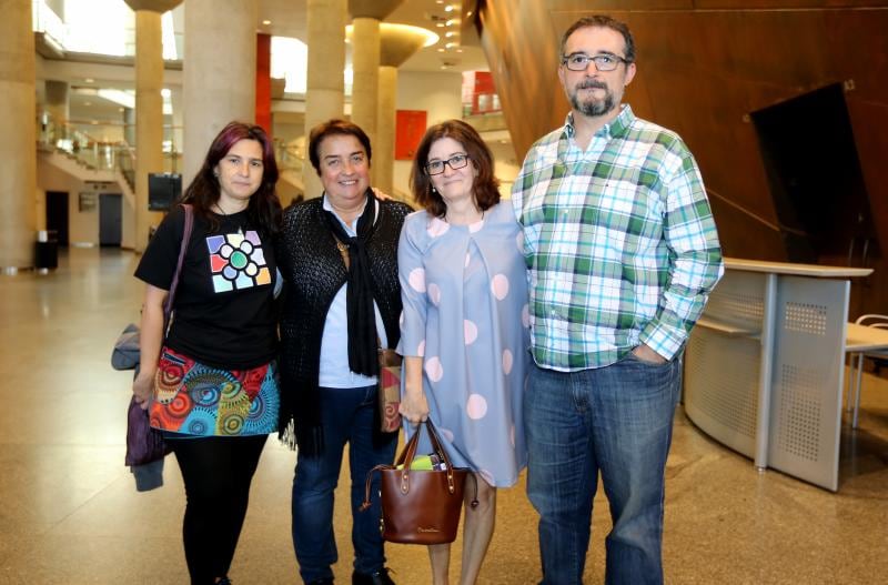 Arantza Prieto, Itxaso Jubeto, Marta Montánchez y Alberto Martín.