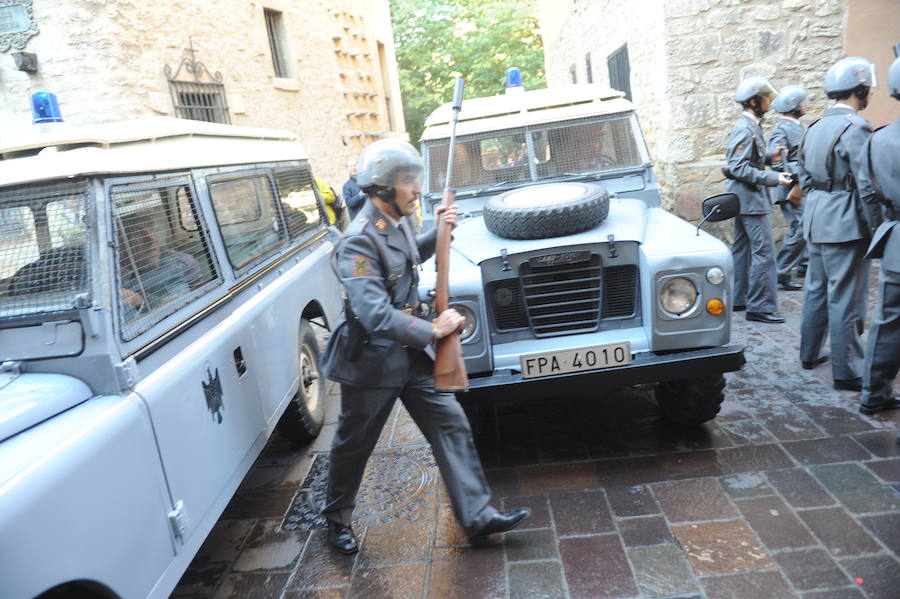 Rodaje de las secuencias más multitudinarias de ‘Vitoria, 3 de marzo’