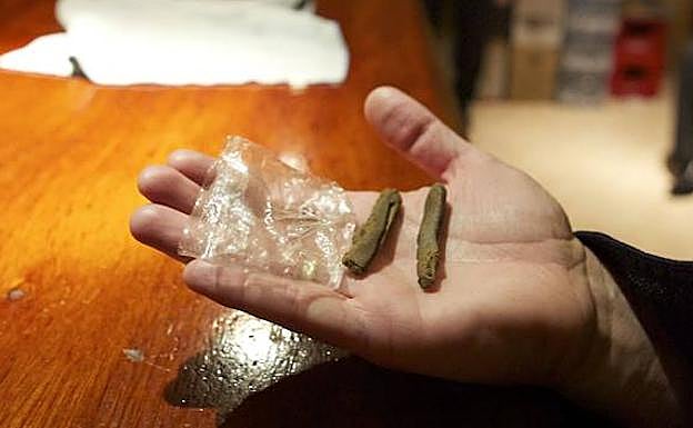 Droga incautada por la Policía.