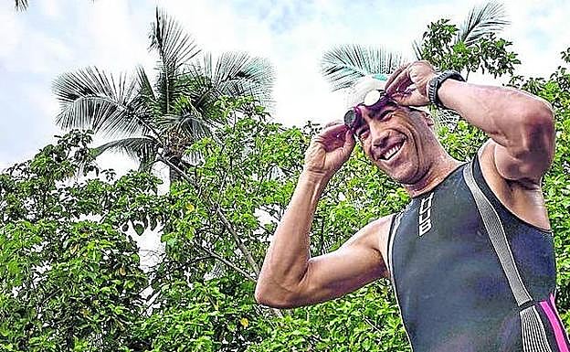 El vitoriano, en un entrenamiento en Hawái.