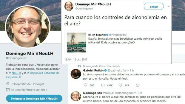 El polémico tuit de omingo Mir Fornós.