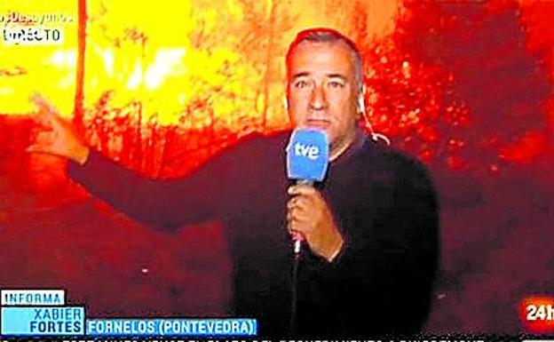 Fortes, en directo ante el fuego.