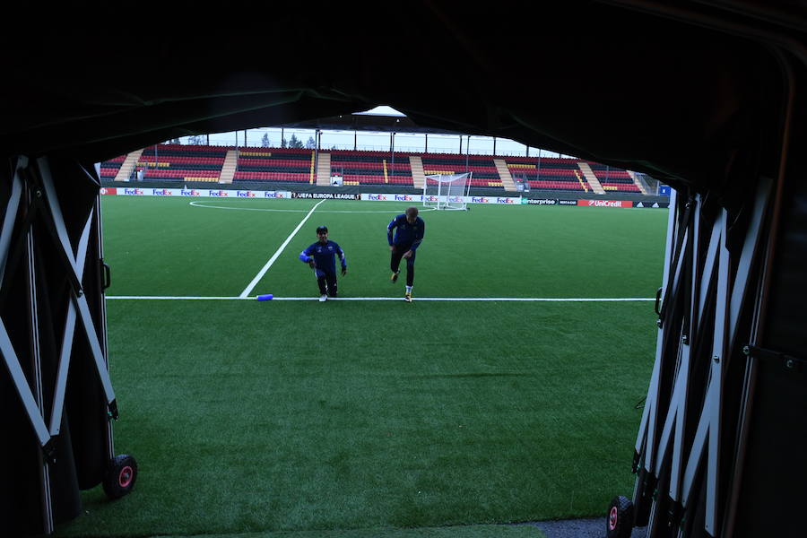 El Östersunds ya lo tiene todo preparado para recibir a los leones el jueves en el partido de la UEFA Europa League.