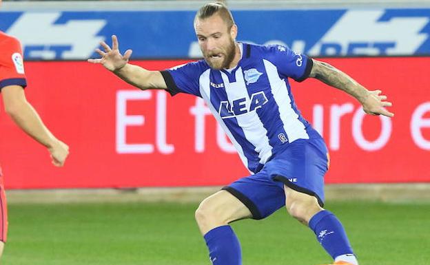 Katai, en el partido frente a la Real Sociedad. 