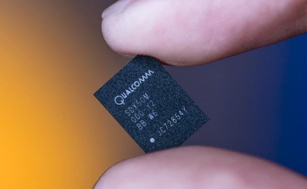 Imagen del nuevo chip de Qualcomm para soportar redes de 5G