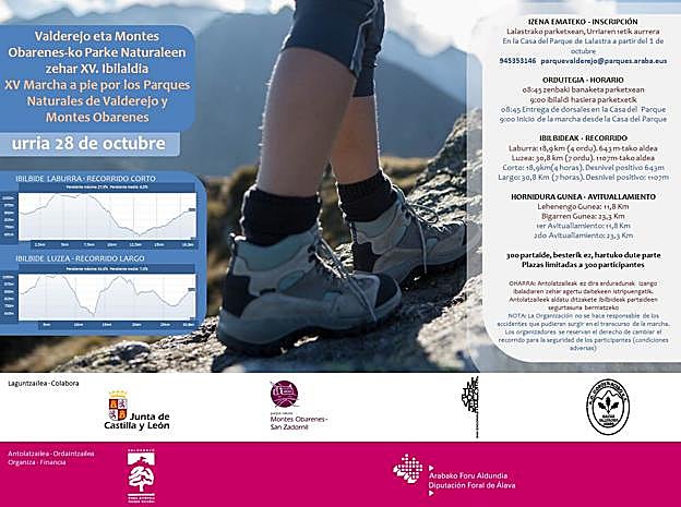 Cartel de la marcha. 