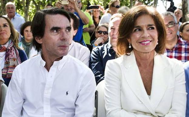 José María Aznar y Ana Botella.