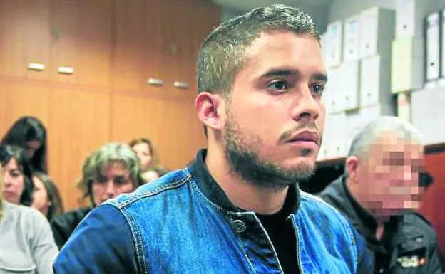 José Fernando Ortega Mohedano, en el banquillo de los juzgados de Jerez de la Frontera.