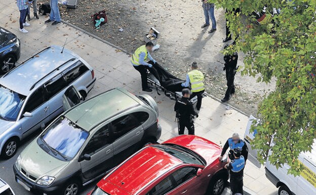 El cadáver apareció e el interior de un coche aparcado en Miranda de Ebro.