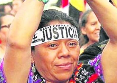 Imagen secundaria 1 - Arriba, Richar Nelson Sierra, guardia indígena en Antioquia. Abajo, Aura Lolita Chávez, Consejo de Pueblos K’iche. Y Alberto Xicoténcatl, Casa del Migrante de Saltillo.