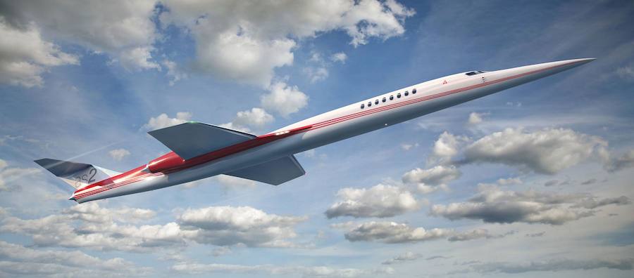 El hijo del Concorde: destinado a acortar los largos vuelos transoceánicos de los ejecutivos de éxito, el Aerion AS2 es una revisión del Concorde cuarenta años después. Esta propuesta de Flexjet, que desarrolla en colaboración con Airbus, tiene posibilidades de hacerse realidad, aunque no surcará los cielos antes de 2021, en el mejor de los casos.