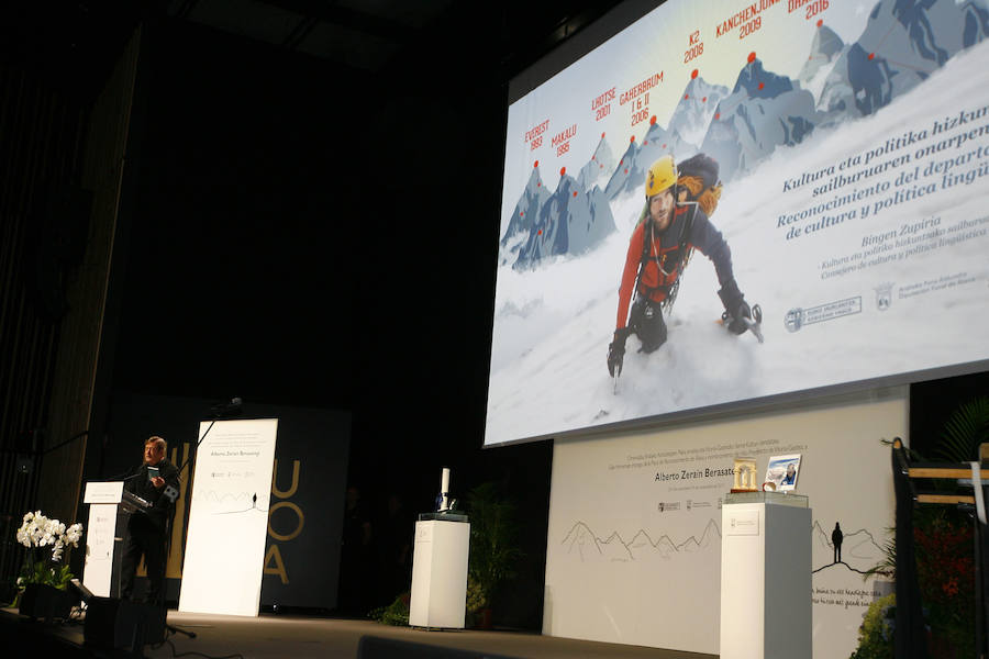 Las fotos del homenaje de Vitoria y Álava a Alberto Zerain