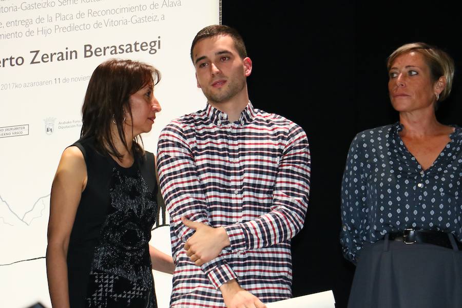 Las fotos del homenaje de Vitoria y Álava a Alberto Zerain