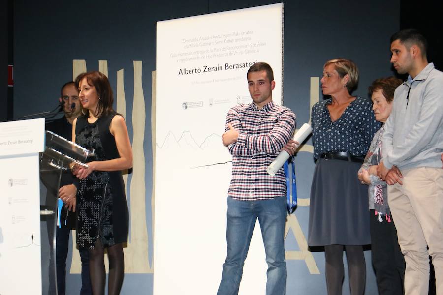 Las fotos del homenaje de Vitoria y Álava a Alberto Zerain